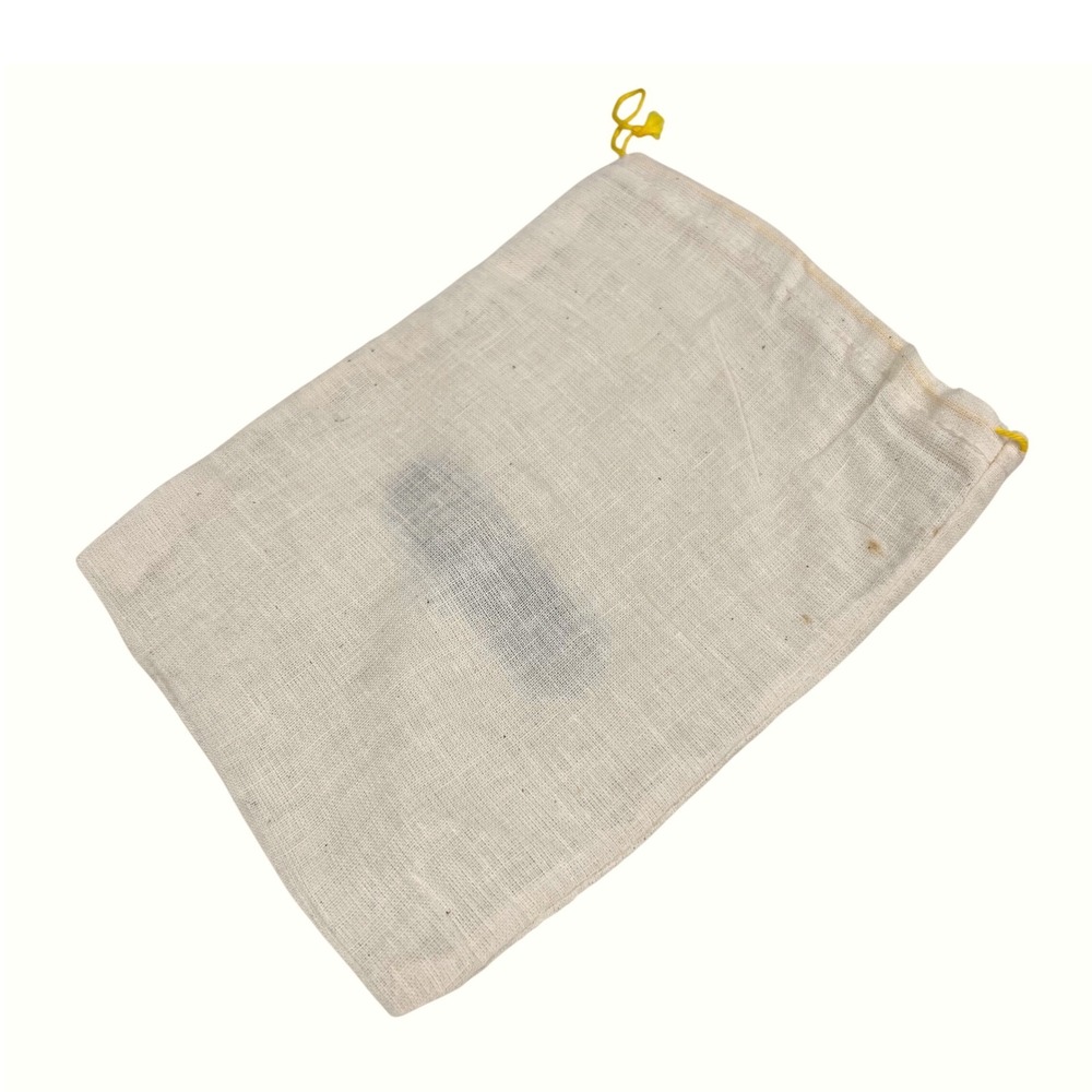COACH Vintage Small Dust Bag Cream Cotton Drawstring Pouch Muslin 6x8 - Picture 4 of 7